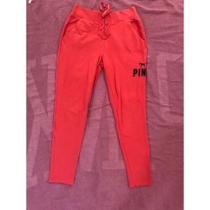 Hot pink sweats